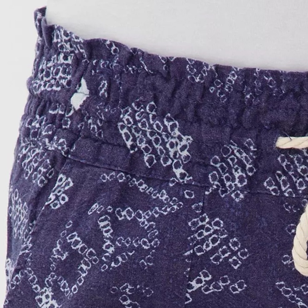 Roxy NWT Y2K astral aura batik print Oceanside linen blend pull on pants - Picture 11 of 16